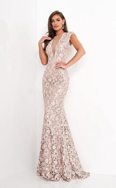 Jovani 8118 Long Mother of the Bride Lace Dress