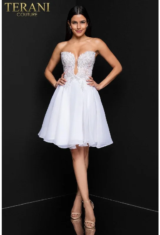 Terani Couture 1811P5100 Short Prom Dress