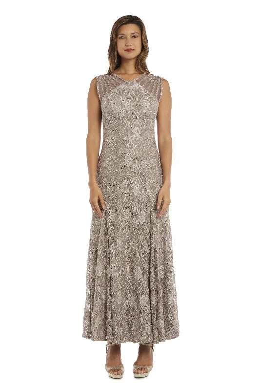 R&M Richards 3198 Long Formal Petite Lace Dress Sale