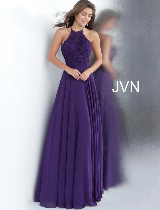 Jovani 64114 Prom Long Halter Formal Dress