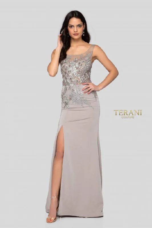 Terani Couture 1915E9731 Sleeveless Long Prom Dress