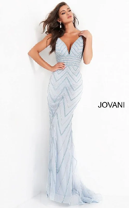 Jovani 2267 Prom Long Spaghetti Strap Sexy Dress