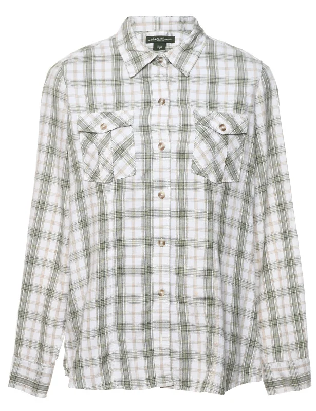 Eddie Bauer Checked Shirt - M