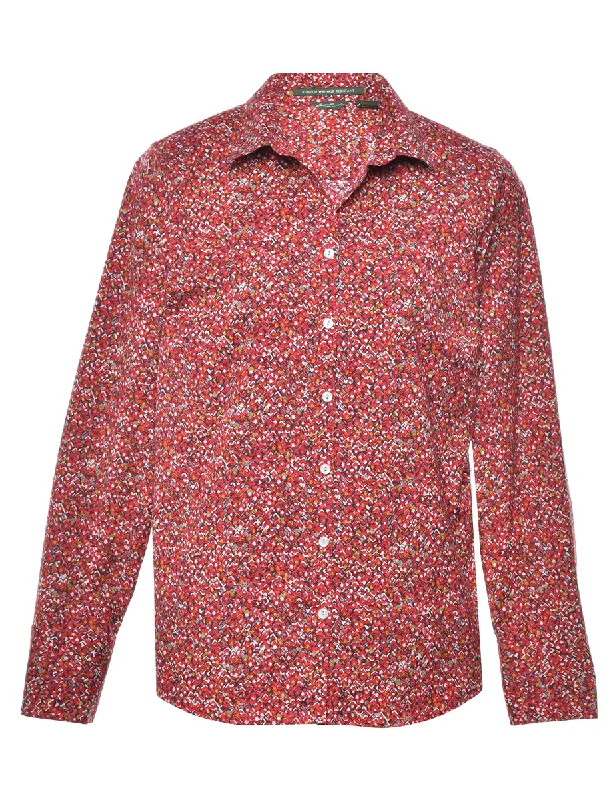 Eddie Bauer Geometric Print Shirt - M