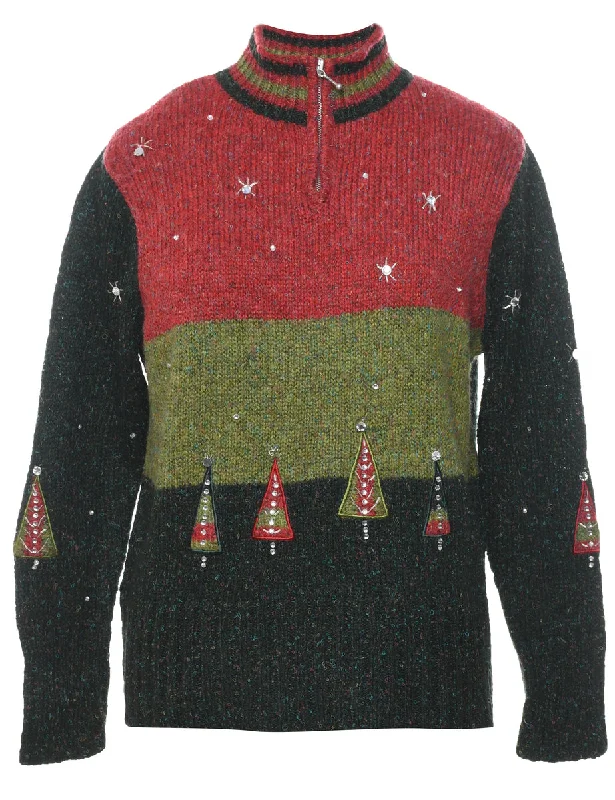 Festive Christmas Jumper - L