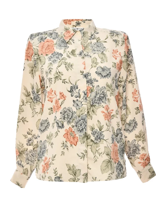 Floral Alfred Dunner Blouse - L