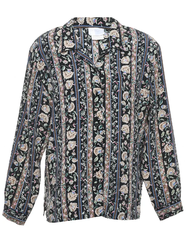 Floral Blouse - L