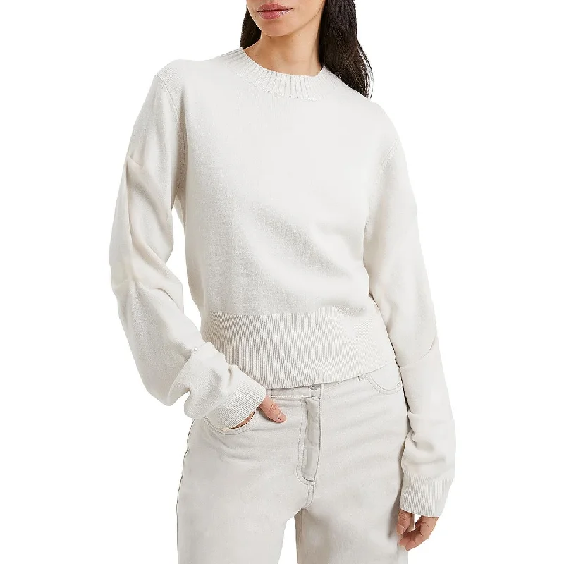 French Connection Womens Knit Funnel-Neck Sweater