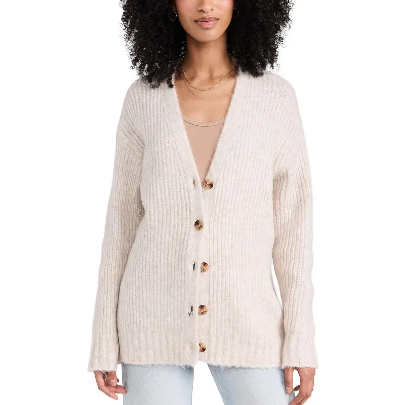 Z Supply Womens Knit Button-Down Cardigan Sweater