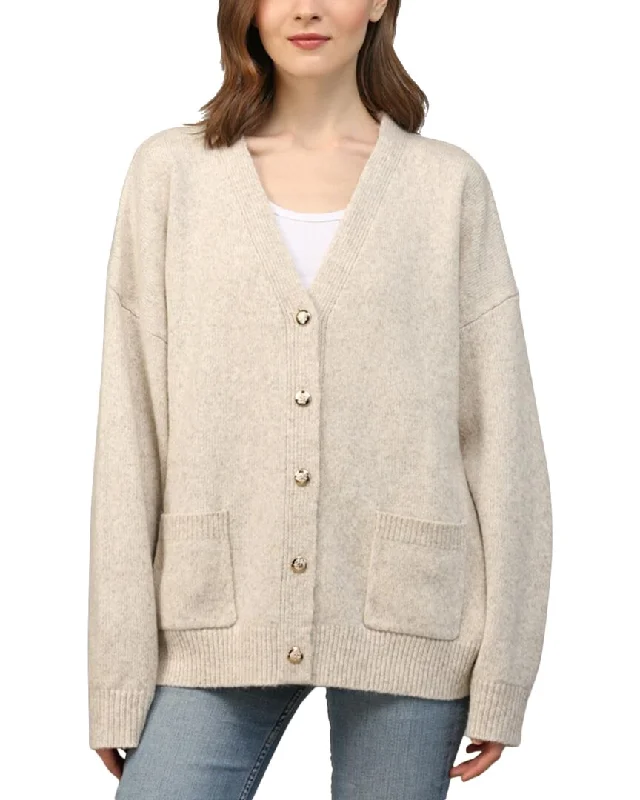 FATE Wool-Blend Cardigan