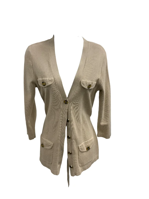 Jones New York Women's Cardigan Tan XS