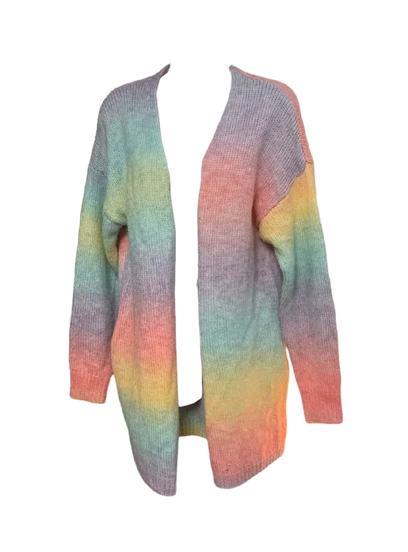 NWT Ecowish Women's Pastel Multi Cardigan S