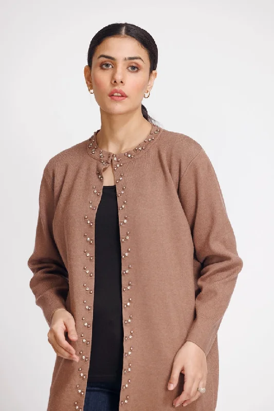 Ellena - Round Neck Cardigan Sweater