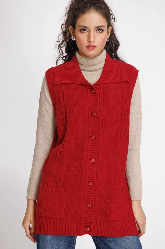 Ellena - V-Neck Cardigan Sweater