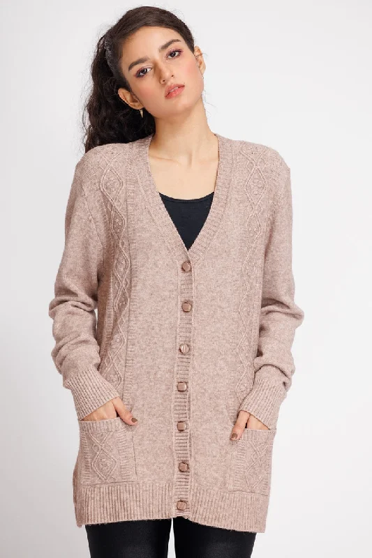 Ellena - V-Neck Cardigan Sweater