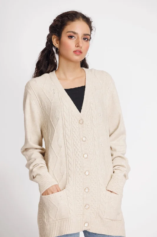 Ellena - V-Neck Cardigan Sweater