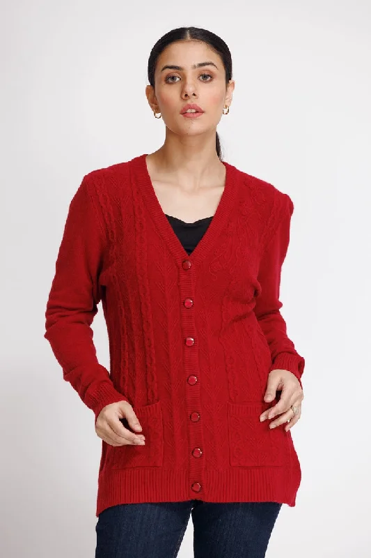 Ellena - V-Neck Cardigan Sweater