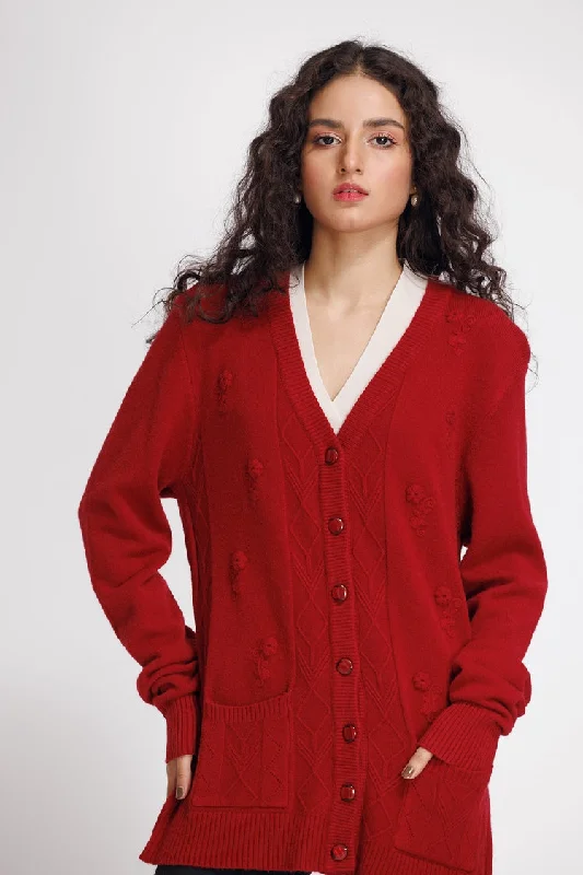 Ellena - V-Neck Cardigan Sweater