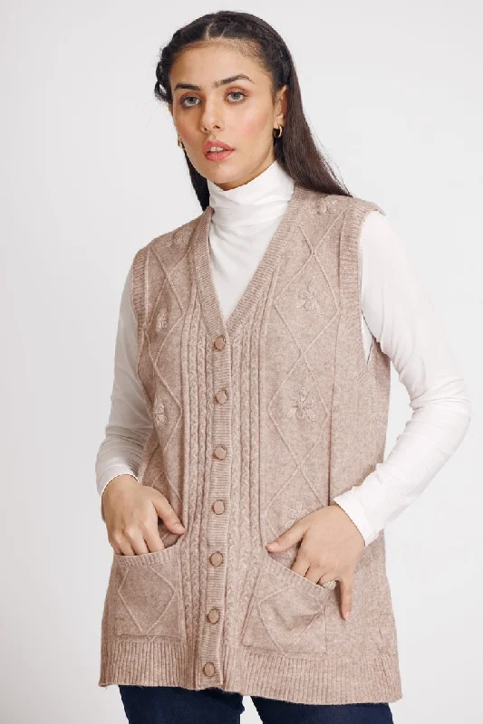 Ellena - V-Neck Cardigan Sweater