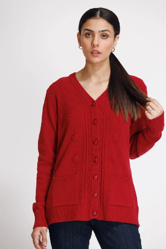 Ellena - V-Neck Cardigan Sweater