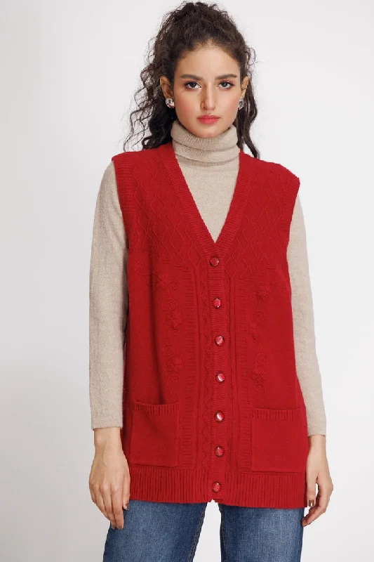 Ellena - V-Neck Cardigan Sweater