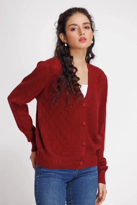 Ellena - V-Neck Cardigan Sweater