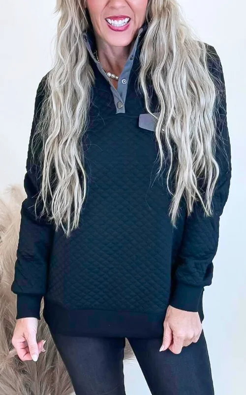 Black Diamond Pullover Sweater