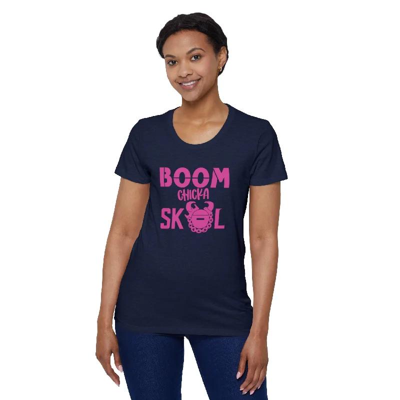 Women's Organic T - BOOM chicka