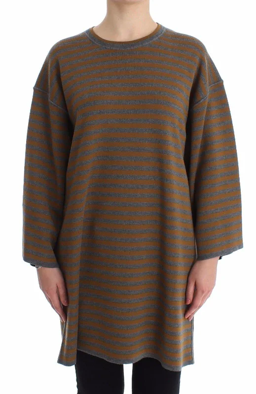 Dolce & Gabbana  Striped Wool Sweater Dress