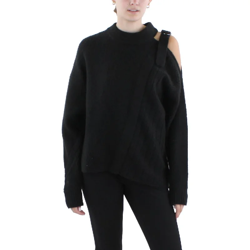 Womens Ribbed Top Pullover Sweater