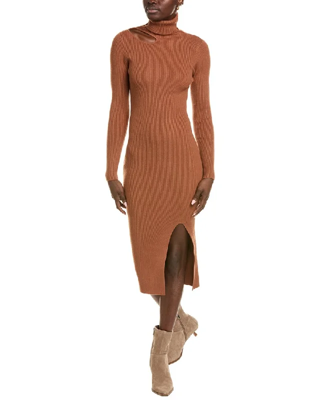 O.P.T. Turtleneck Midi Sweaterdress