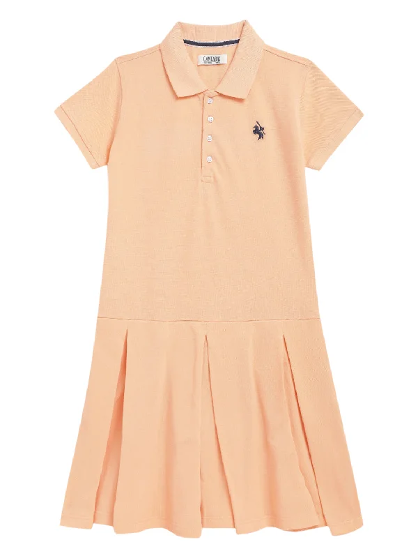 Girls Orange Dress