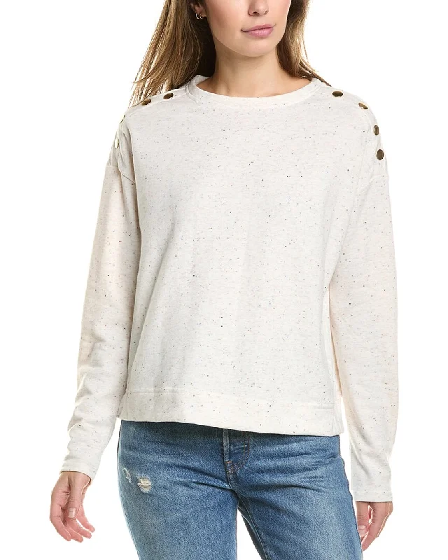 Nanette Lepore PLAY Snap Trim Pullover