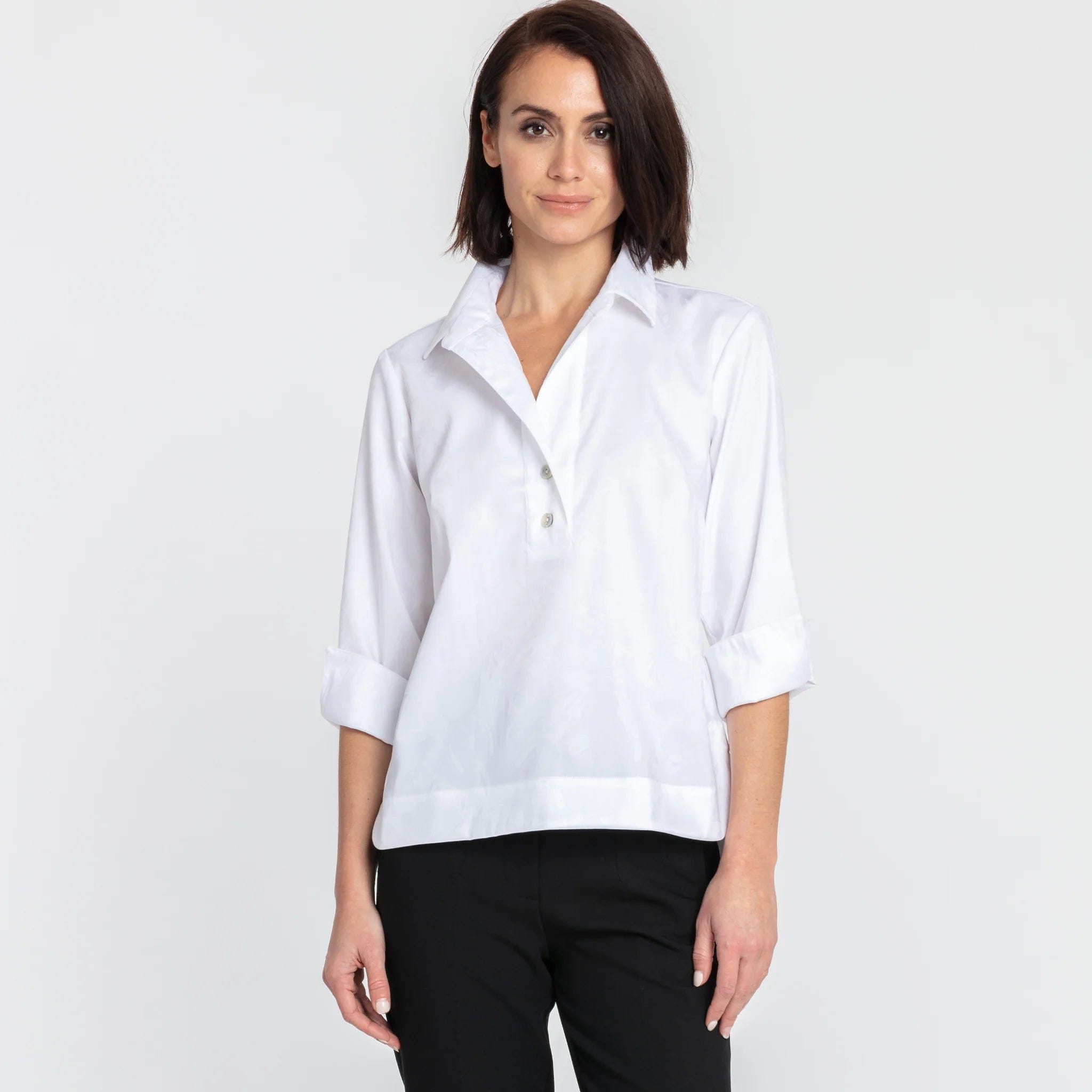 Hinson Wu Aileen 3/4 Sleeve Shirt