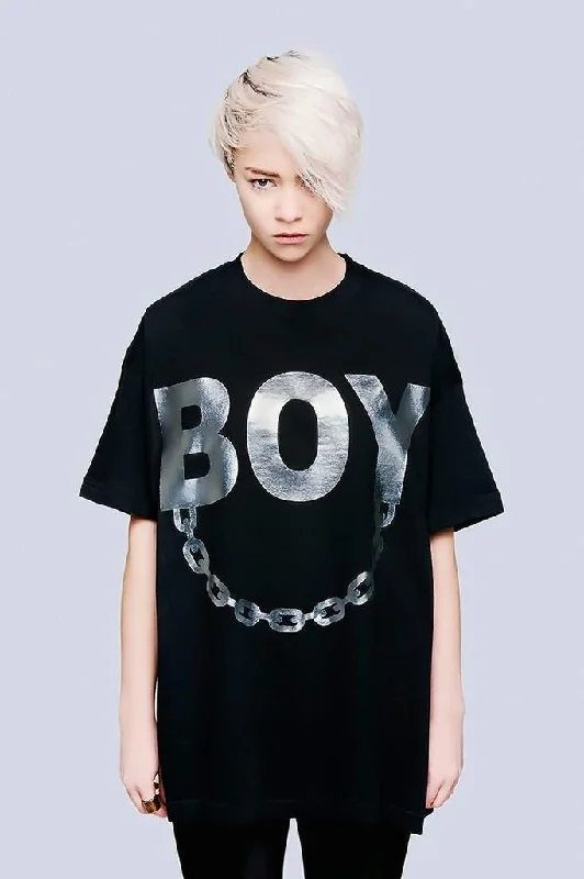 Oversize Boy Chain T-Shirt - Unisex