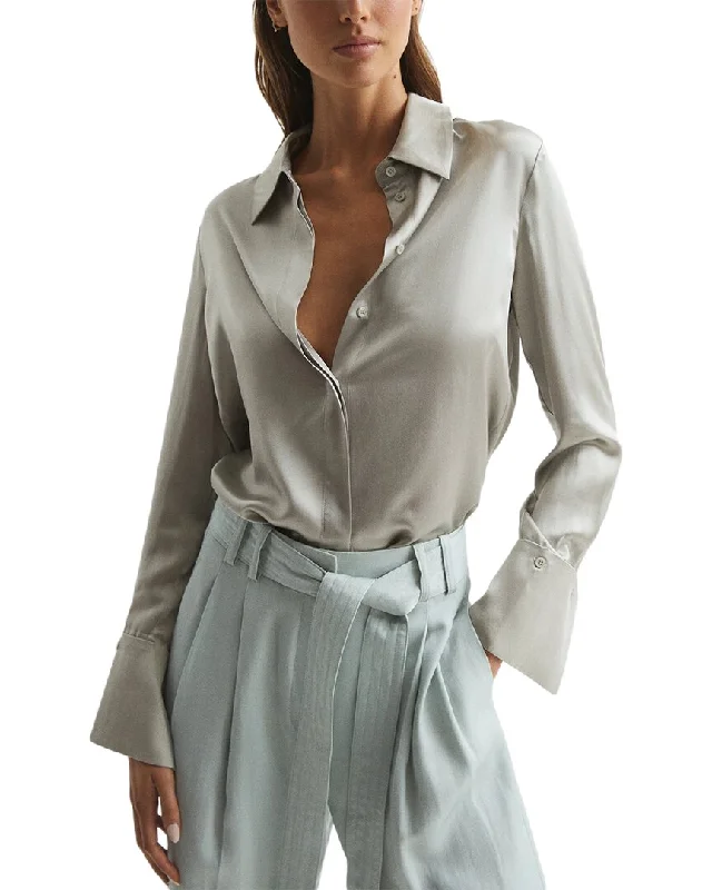 Reiss Hailey Silk Shirt