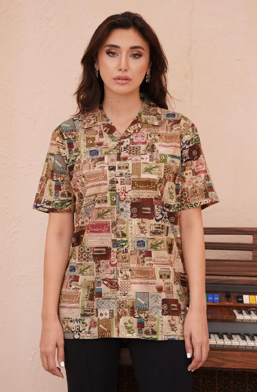 Retro Shirt - Antique Beige